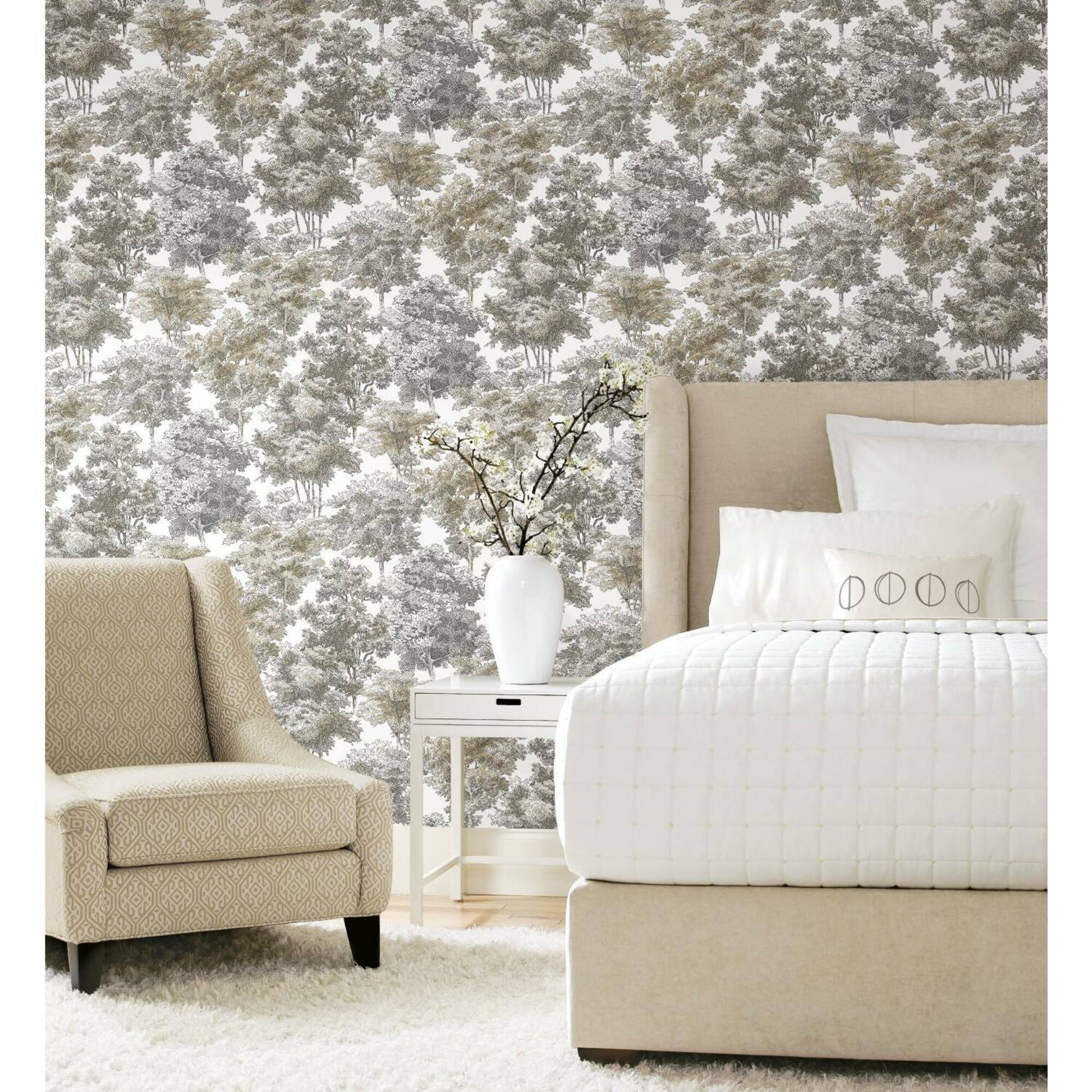 RoomMates Old World Trees Peel & Stick Wallpaper